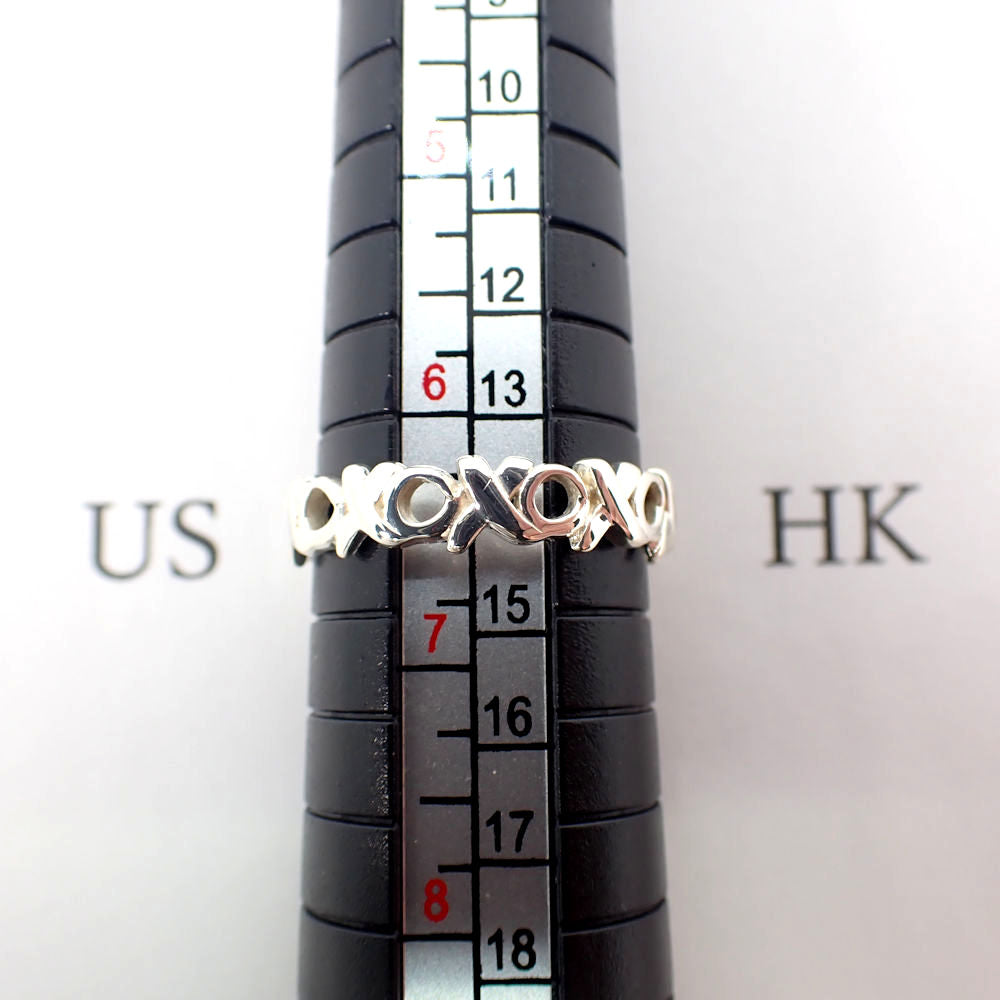 【中古】TIFFANY/ティファニー 925 パロマ・ピカソ ラブ＆キス エタニティドリング /12.5号/j8-6