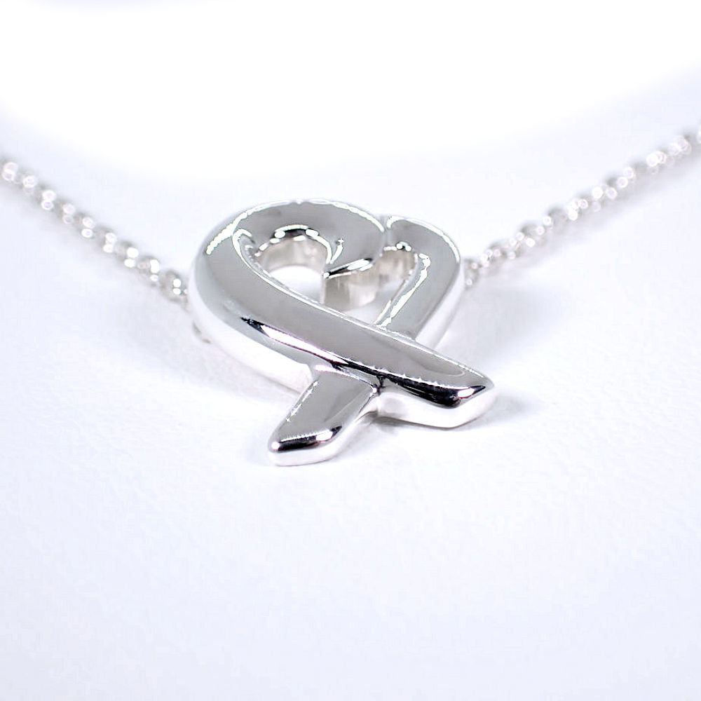 【中古】TIFFANY/ティファニー 925 ラビングハート ペンダント/ネックレス/j8-9