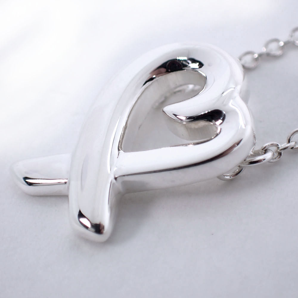 【中古】TIFFANY/ティファニー 925 ラビングハート ペンダント/ネックレス/j8-9