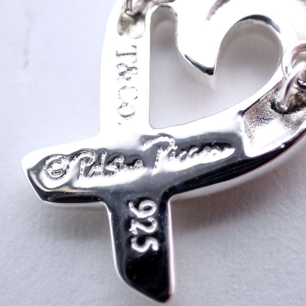 【中古】TIFFANY/ティファニー 925 ラビングハート ペンダント/ネックレス/j8-9