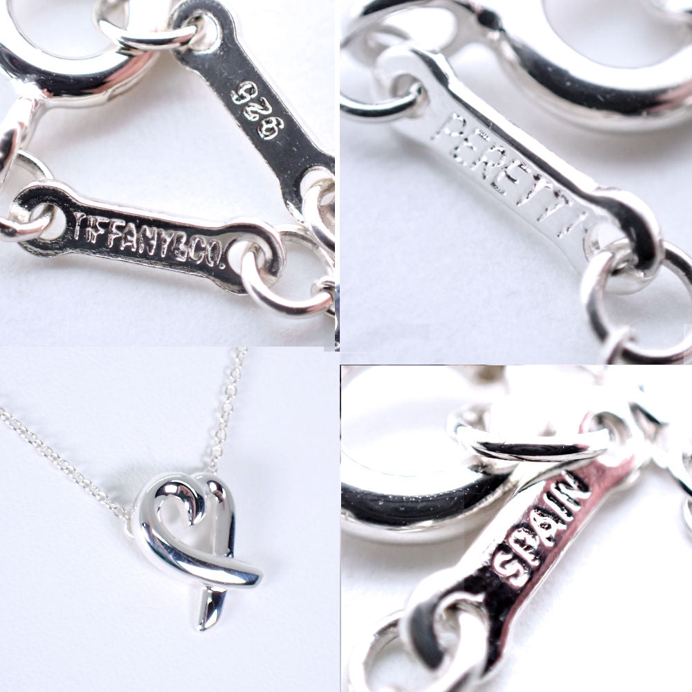 【中古】TIFFANY/ティファニー 925 ラビングハート ペンダント/ネックレス/j8-9