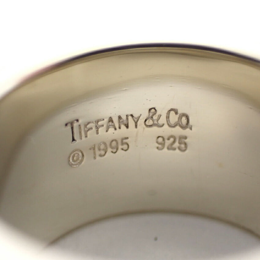 【中古】TIFFANY/ティファニー 925 アトラス ワイド リング /8号/j80-12