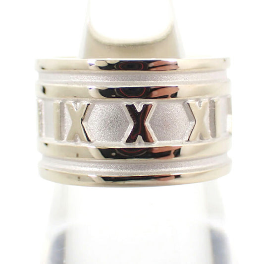 【中古】TIFFANY/ティファニー 925 アトラス ワイド リング /8号/j80-12
