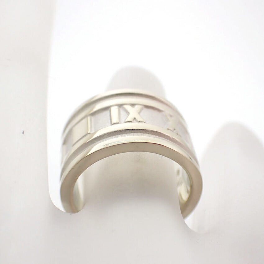 【中古】TIFFANY/ティファニー 925 アトラス ワイド リング /8号/j80-12