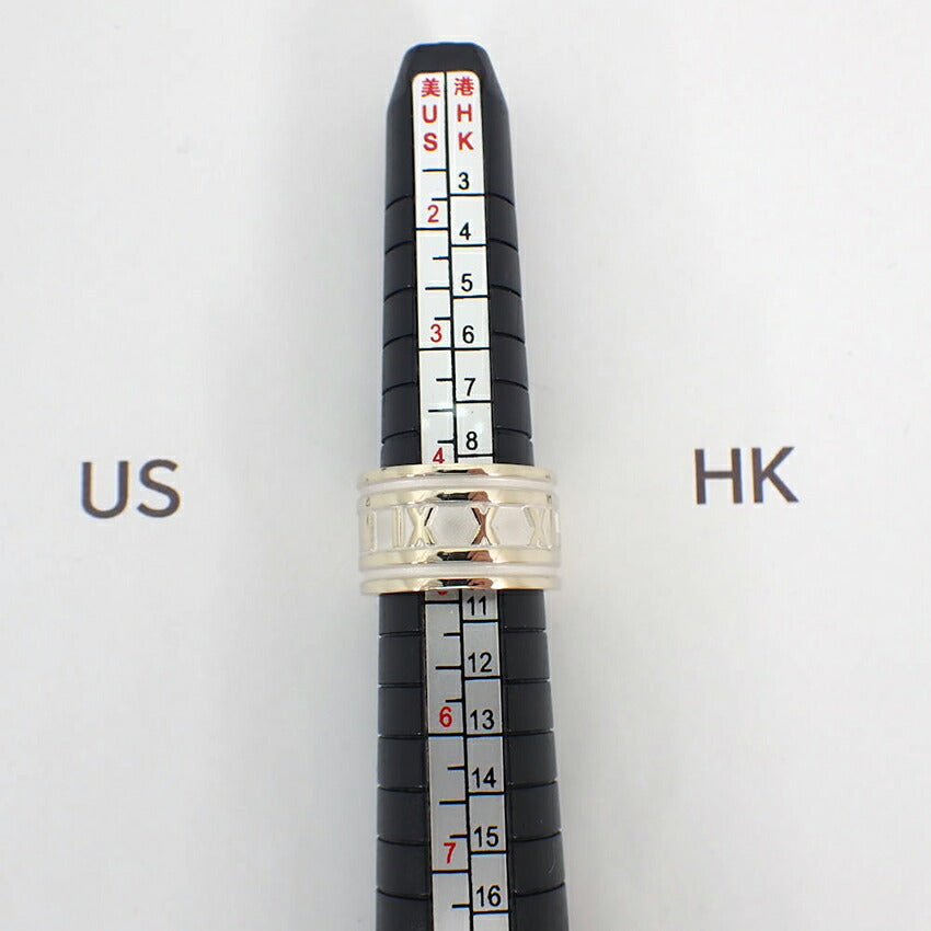 【中古】TIFFANY/ティファニー 925 アトラス ワイド リング /8号/j80-12