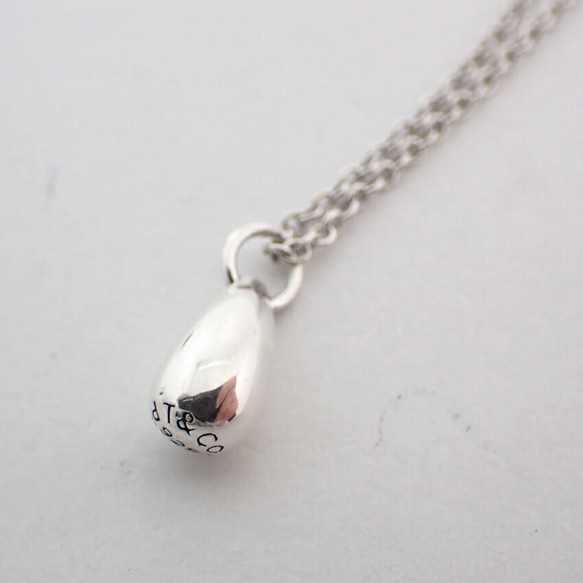 【中古】TIFFANY/ティファニー 925 ティアドロップ ペンダント/ネックレス/j80-17