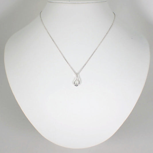 【中古】TIFFANY/ティファニー 925 オープンティアドロップ ペンダント/ネックレス/j81-6