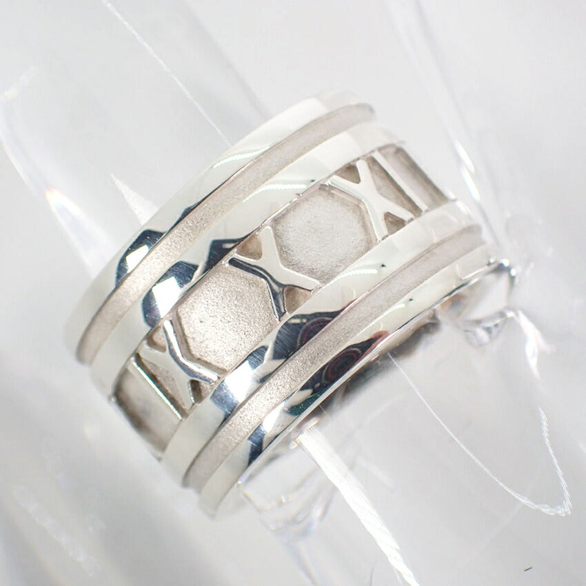【中古】TIFFANY/ティファニー 925 アトラス ワイド リング /10号/j82-25