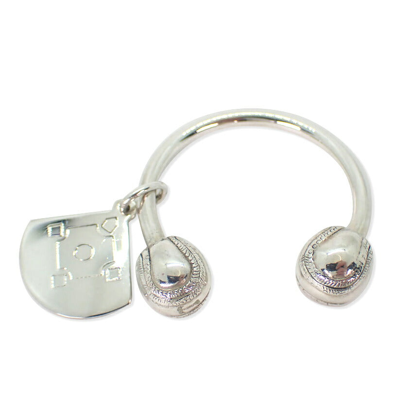 【中古】TIFFANY/ティファニー/925/ベースボール/キーリング/j86-6