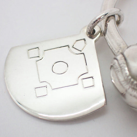 【中古】TIFFANY/ティファニー/925/ベースボール/キーリング/j86-6