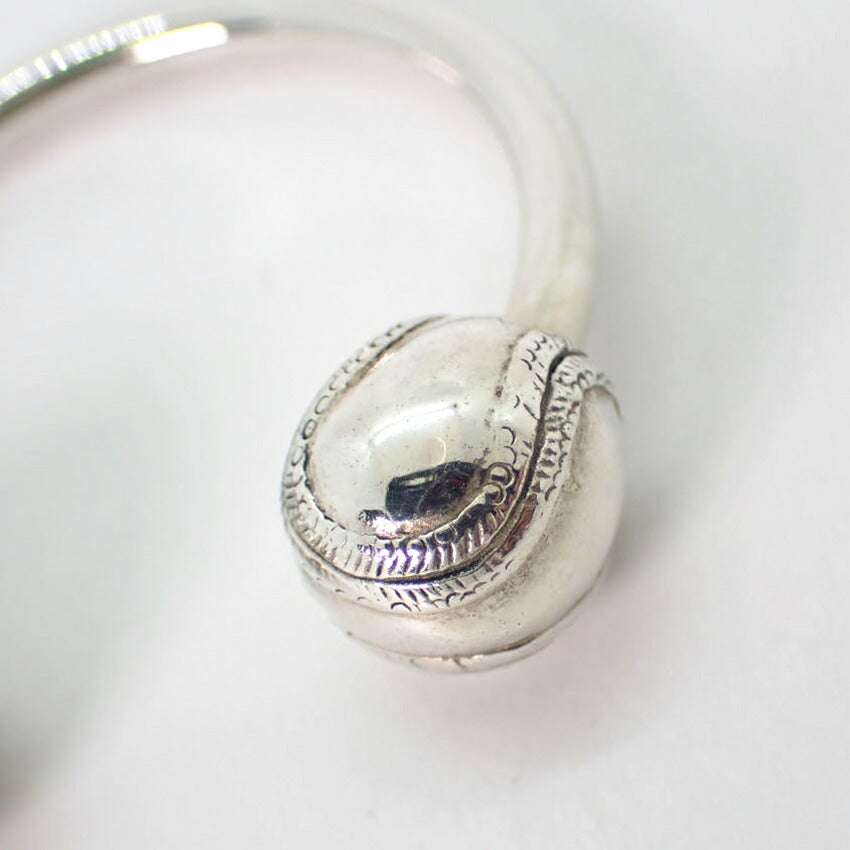【中古】TIFFANY/ティファニー/925/ベースボール/キーリング/j86-6