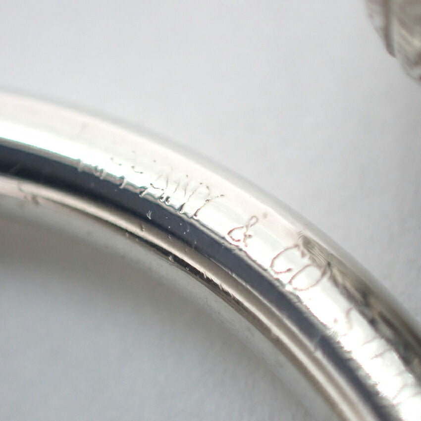 【中古】TIFFANY/ティファニー/925/ベースボール/キーリング/j86-6