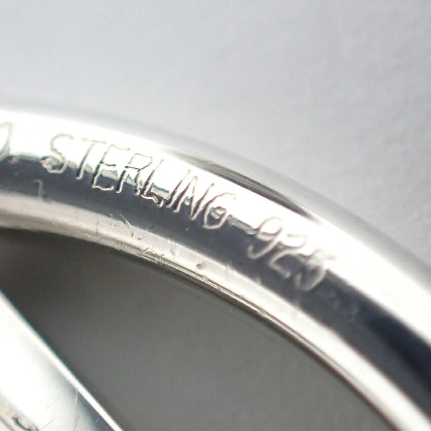 【中古】TIFFANY/ティファニー/925/ベースボール/キーリング/j86-6