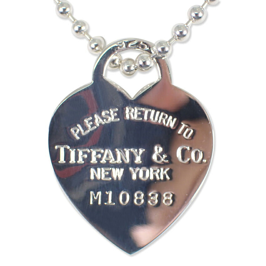 【中古】TIFFANY/ティファニー 925 リターントゥティファニー ハート ペンダント/ネックレス/j87-2