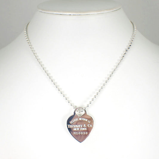 【中古】TIFFANY/ティファニー 925 リターントゥティファニー ハート ペンダント/ネックレス/j87-2