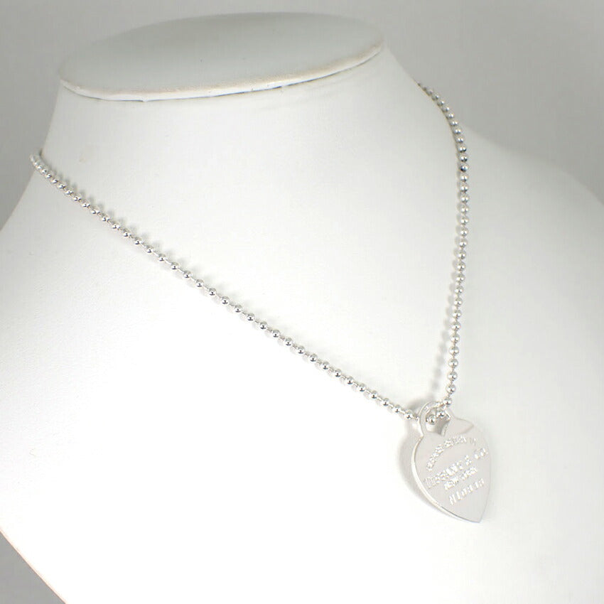 【中古】TIFFANY/ティファニー 925 リターントゥティファニー ハート ペンダント/ネックレス/j87-2