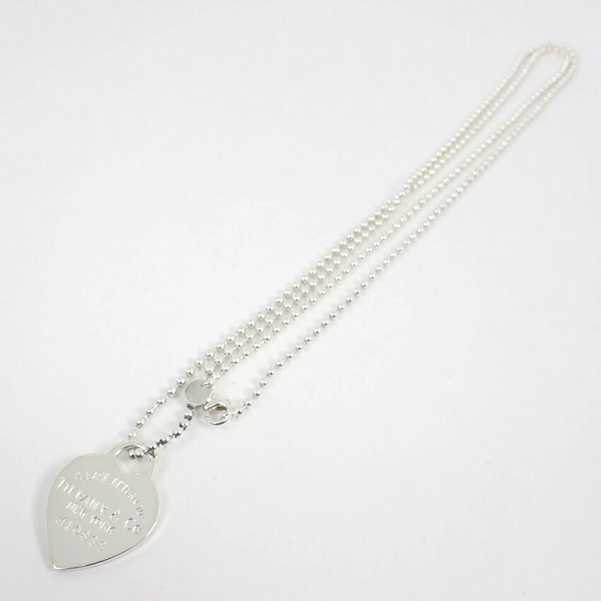 【中古】TIFFANY/ティファニー 925 リターントゥティファニー ハート ペンダント/ネックレス/j87-2