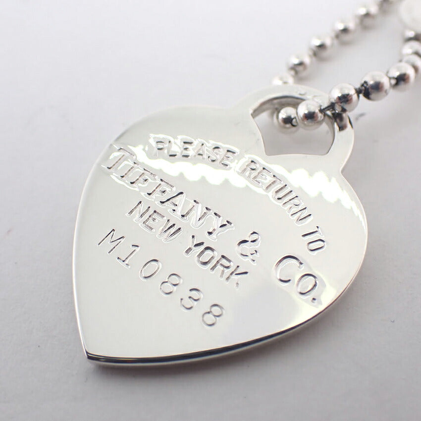 【中古】TIFFANY/ティファニー 925 リターントゥティファニー ハート ペンダント/ネックレス/j87-2