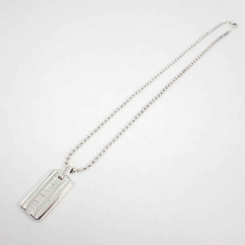 【中古】TIFFANY/ティファニー 925 アトラス バー ペンダント/ネックレス/j87-3