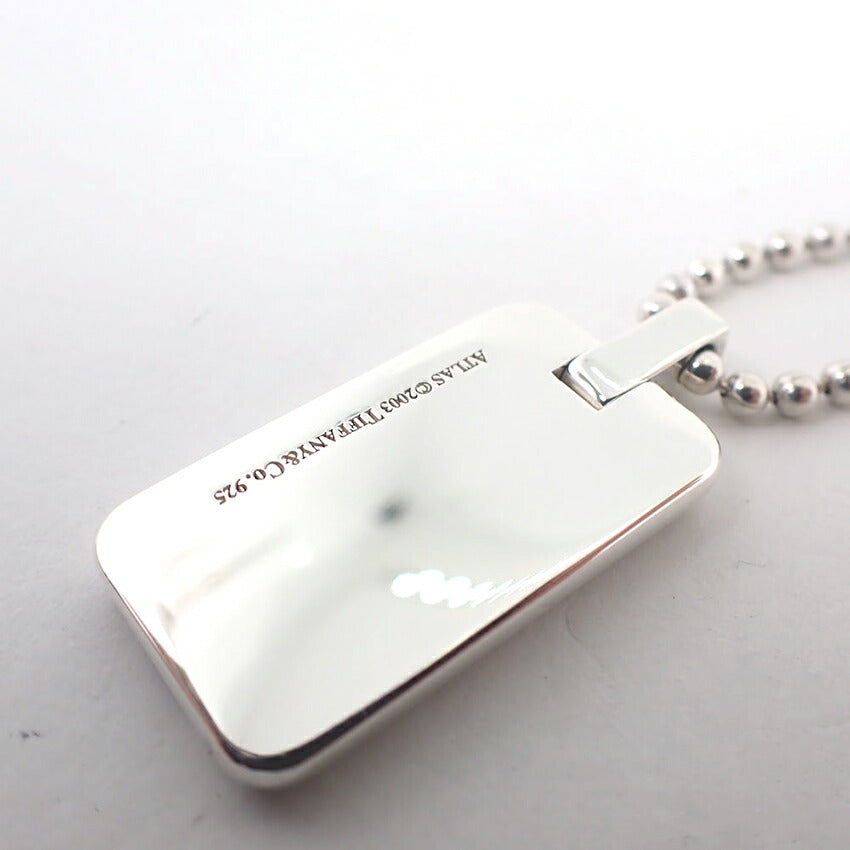 【中古】TIFFANY/ティファニー 925 アトラス バー ペンダント/ネックレス/j87-3