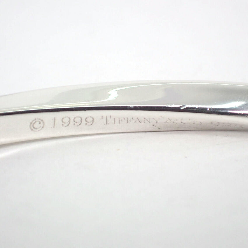 【中古】TIFFANY/ティファニー 925  ナイフエッジ ブレスレット/j88-5