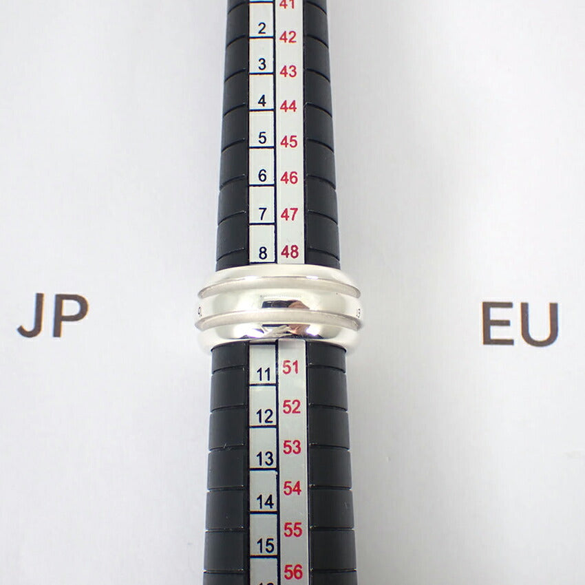 【中古】TIFFANY/ティファニー 925 ダブルライン リング /9号/j88-6