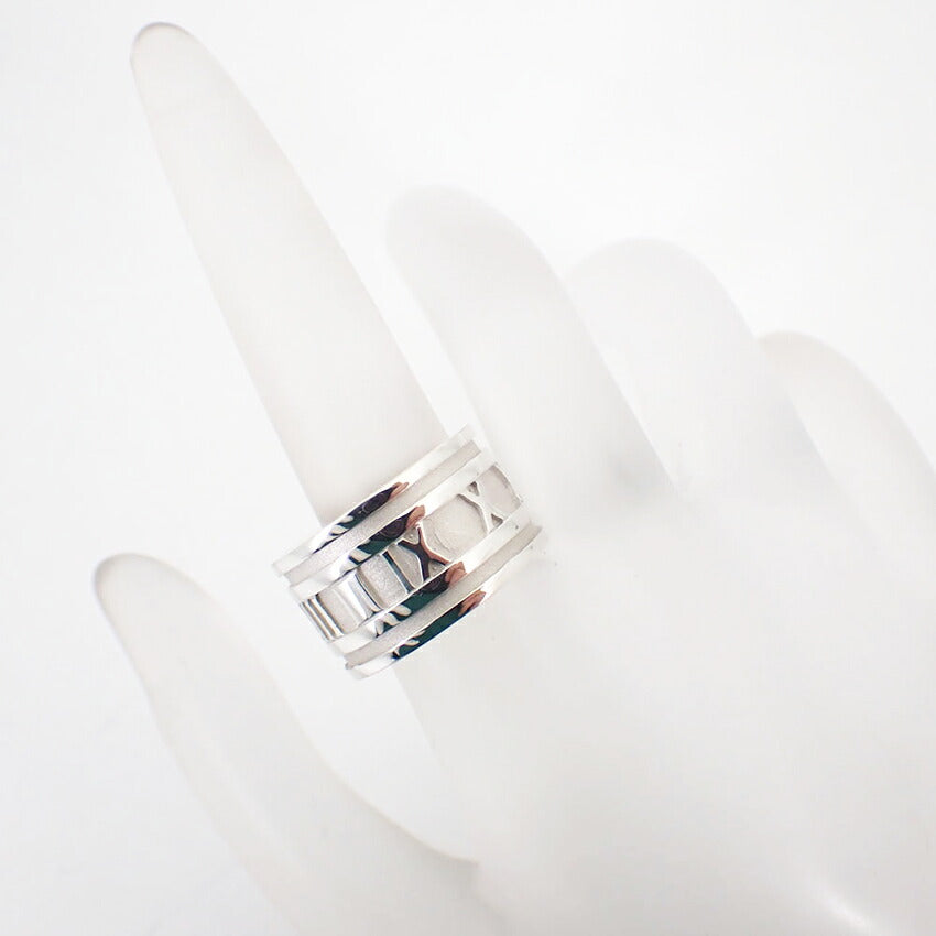 【中古】TIFFANY/ティファニー/925/アトラス/ワイド/リング/14号/j89-8