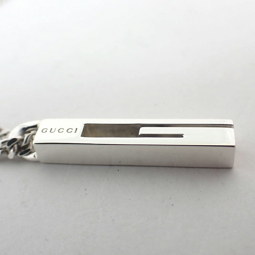 【中古】GUCCI/グッチ/925/Gモチーフ/ペンダント/喜平ネックレス/j89-9