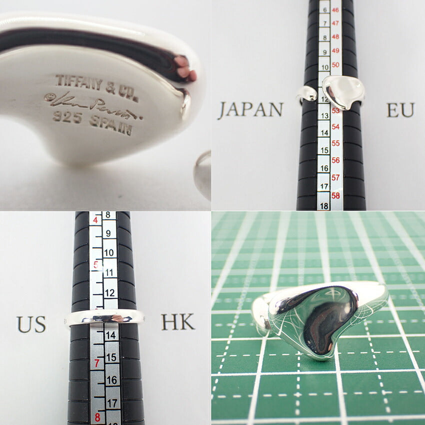 【中古】TIFFANY/ティファニー 925 ハートリング /12号/j9-6