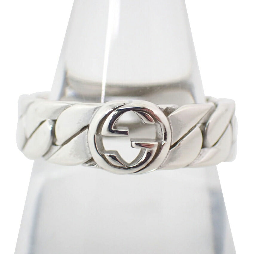 【中古】GUCCI/グッチ 925 インターロッキングG リング /18号/j90-6