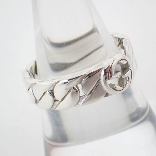 【中古】GUCCI/グッチ 925 インターロッキングG リング /18号/j90-6