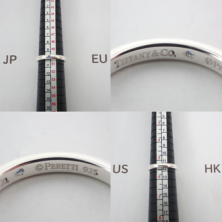 【中古】TIFFANY/ティファニー/925/ブルーサファイア/スタッキングバンド/リング /10号/j91-10