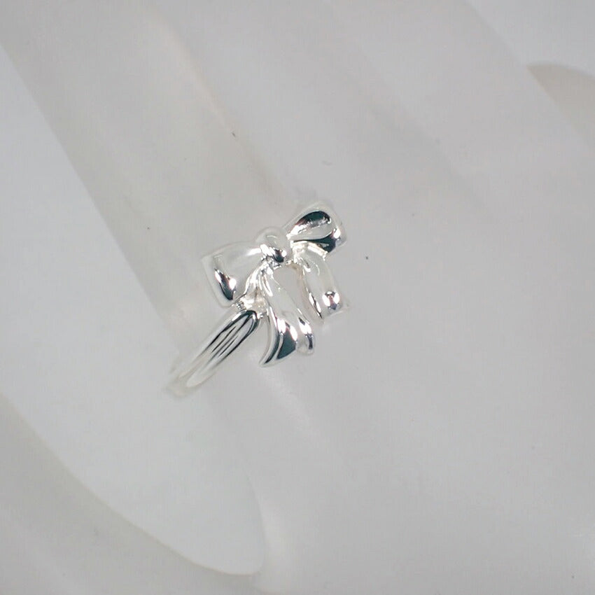 【中古】TIFFANY/ティファニー/925/リボン/リング/14.5号/j91-1