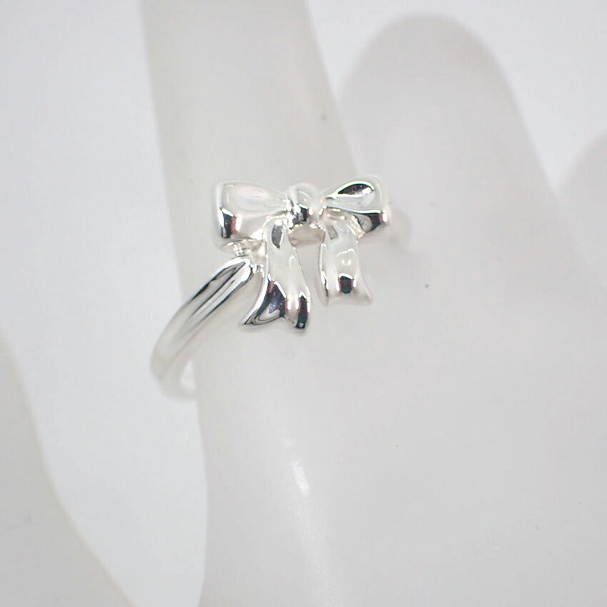 【中古】TIFFANY/ティファニー/925/リボン/リング/14.5号/j91-1
