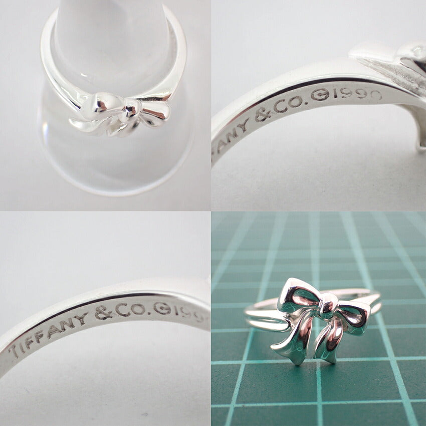 【中古】TIFFANY/ティファニー/925/リボン/リング/14.5号/j91-1