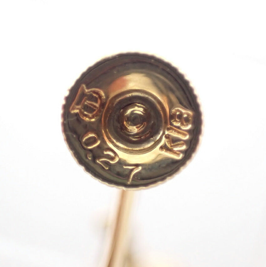 【中古】TASAKI/タサキ K18 ダイヤモンド0.27 ハートシェイプ 片方イヤリング/j92-12
