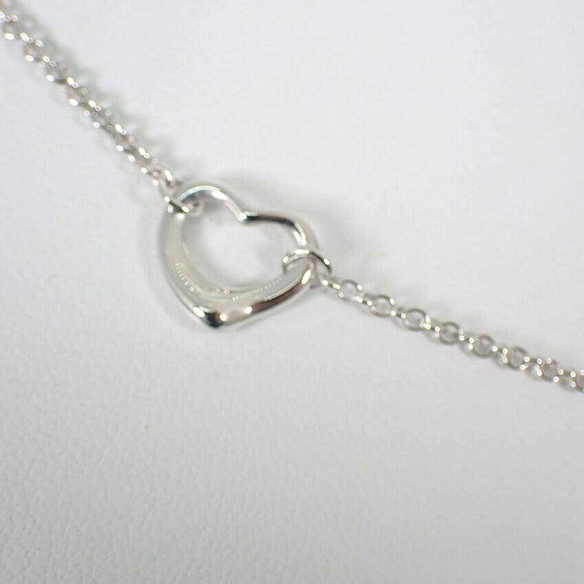 【中古】TIFFANY/ティファニー 925 オープンハート ３P ネックレス/j93-12