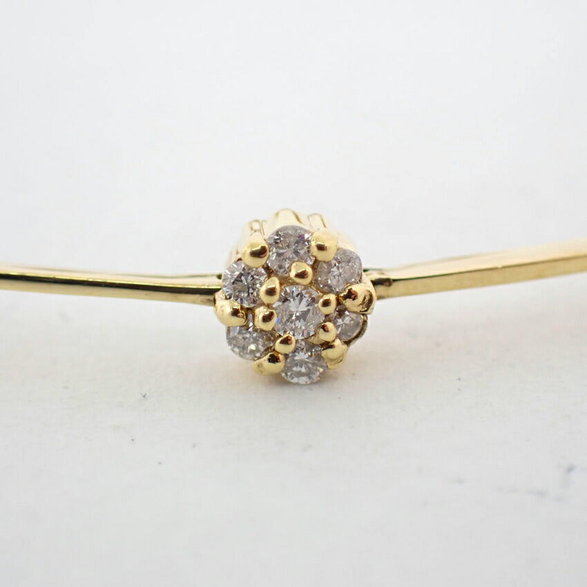 【中古】K18 ダイヤモンド/0.37ct ブレスレット/j94-5