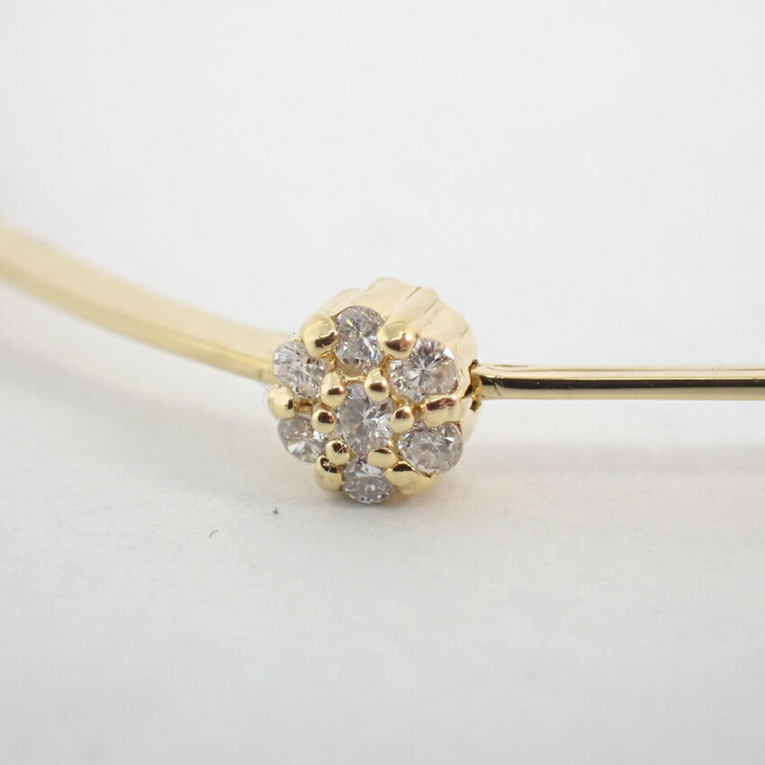 【中古】K18 ダイヤモンド/0.37ct ブレスレット/j94-5