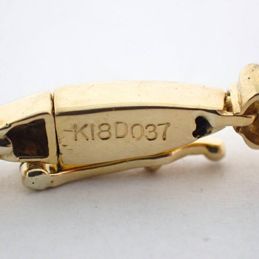 【中古】K18 ダイヤモンド/0.37ct ブレスレット/j94-5