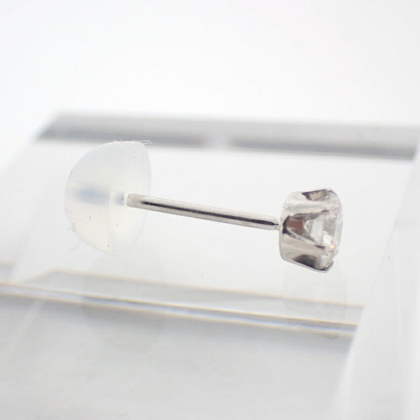 Pt900 ダイヤモンド ピアス 0.195ct G VS2 VG　中央宝石研究所ソーティング付き/j96-4