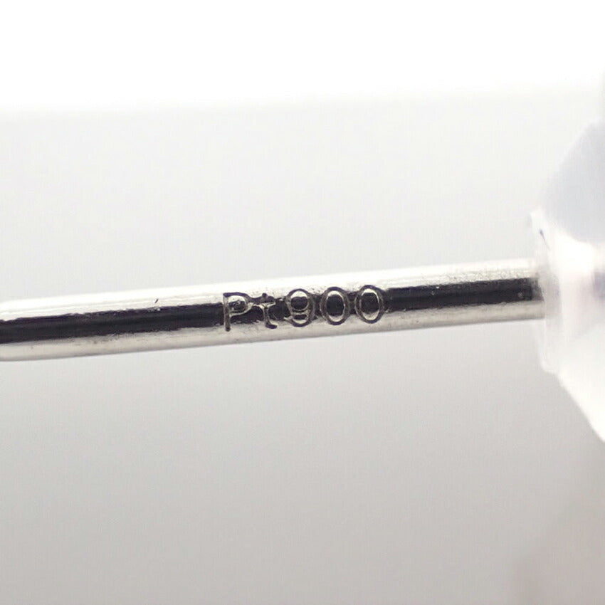 Pt900 ダイヤモンド ピアス 0.309ct G I1 FAIR　中央宝石研究所ソーティング付き/j96-7
