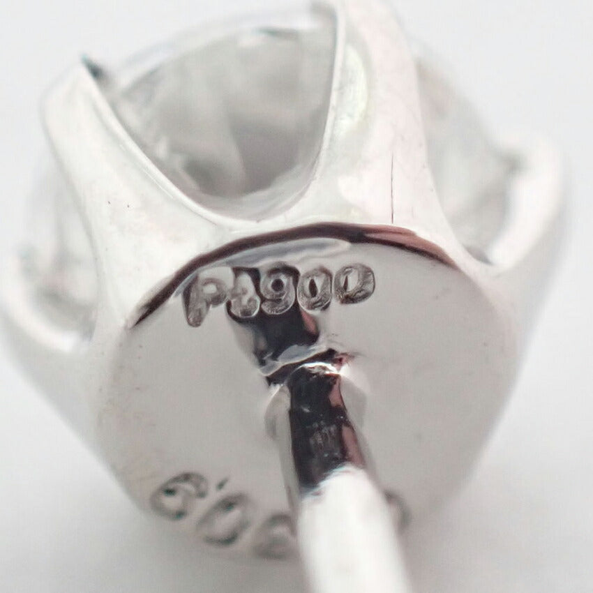 Pt900 ダイヤモンド ピアス 0.309ct G I1 FAIR　中央宝石研究所ソーティング付き/j96-7