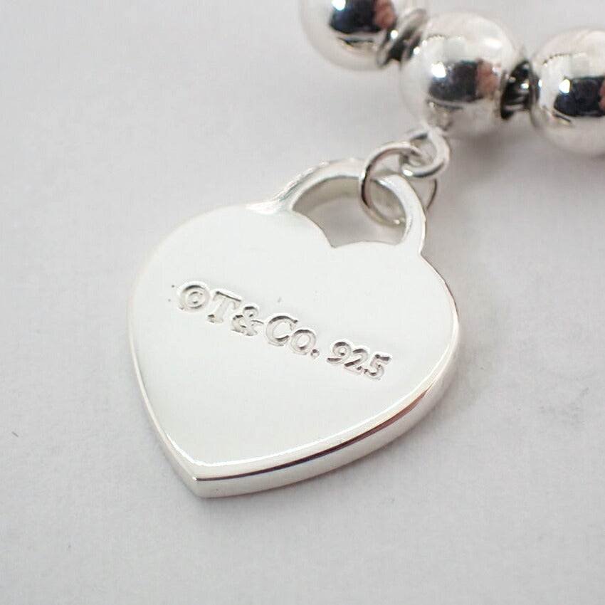 【中古】TIFFANY/ティファニー 925 ハートタグ ブレスレット/j97-5