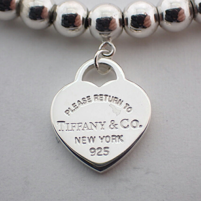 【中古】TIFFANY/ティファニー 925 ハートタグ ブレスレット/j97-5