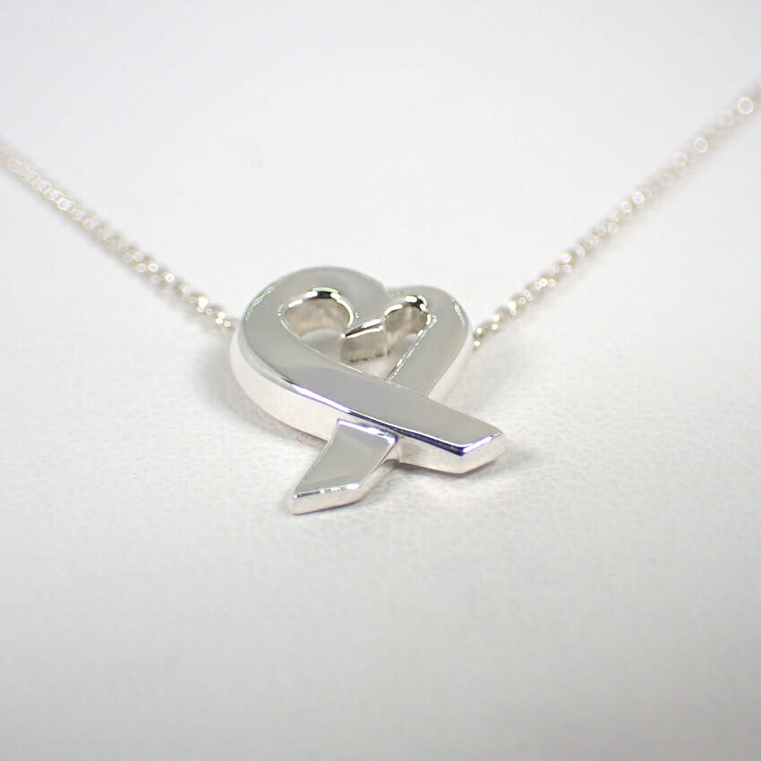 【中古】TIFFANY/ティファニー 925 ラビングハート ペンダント/ネックレス/j98-7