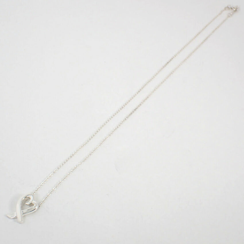 【中古】TIFFANY/ティファニー 925 ラビングハート ペンダント/ネックレス/j98-7