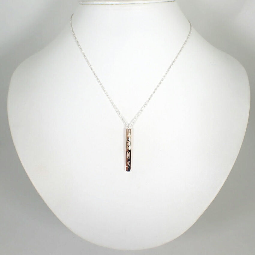 【中古】TIFFANY/ティファニー 925/METAL 1837  ペンダント/ネックレス/j98-8