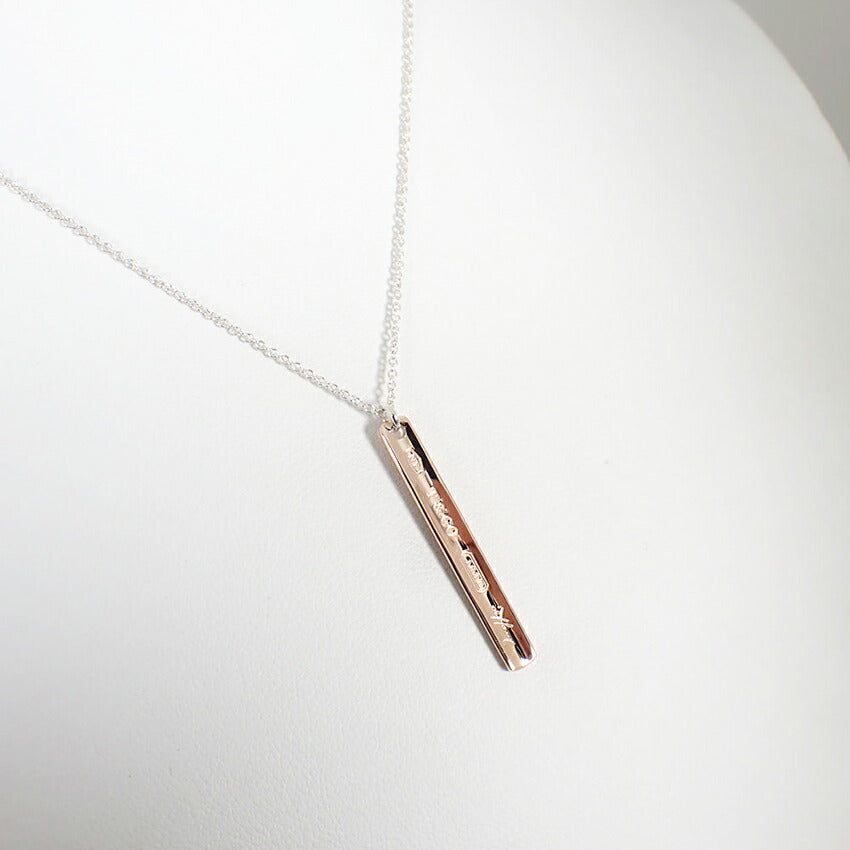 【中古】TIFFANY/ティファニー 925/METAL 1837  ペンダント/ネックレス/j98-8