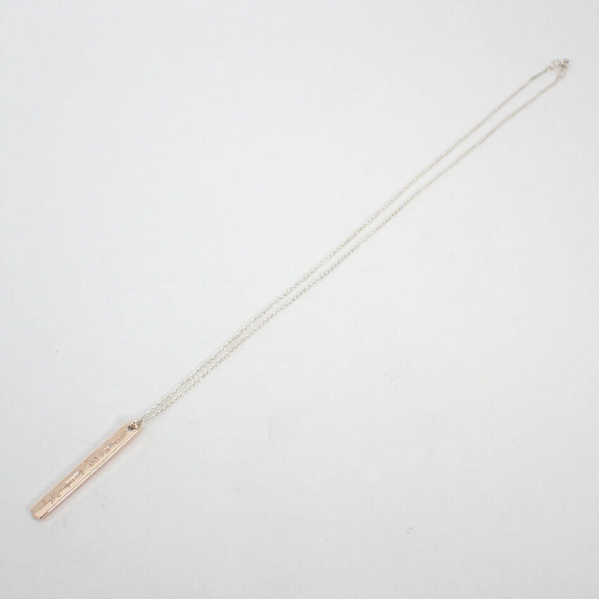 【中古】TIFFANY/ティファニー 925/METAL 1837  ペンダント/ネックレス/j98-8